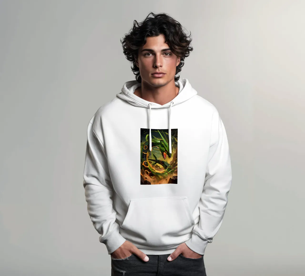 Rayquaza felpa con cappuccio da CreativeStudio