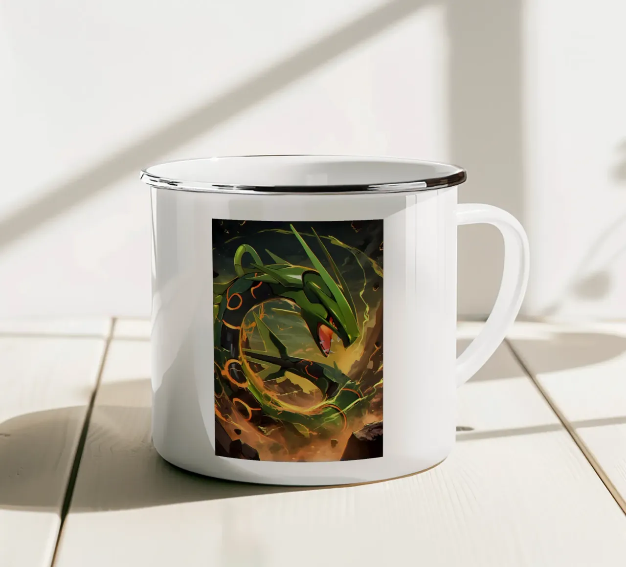 Rayquaza tazza in smalto da CreativeStudio