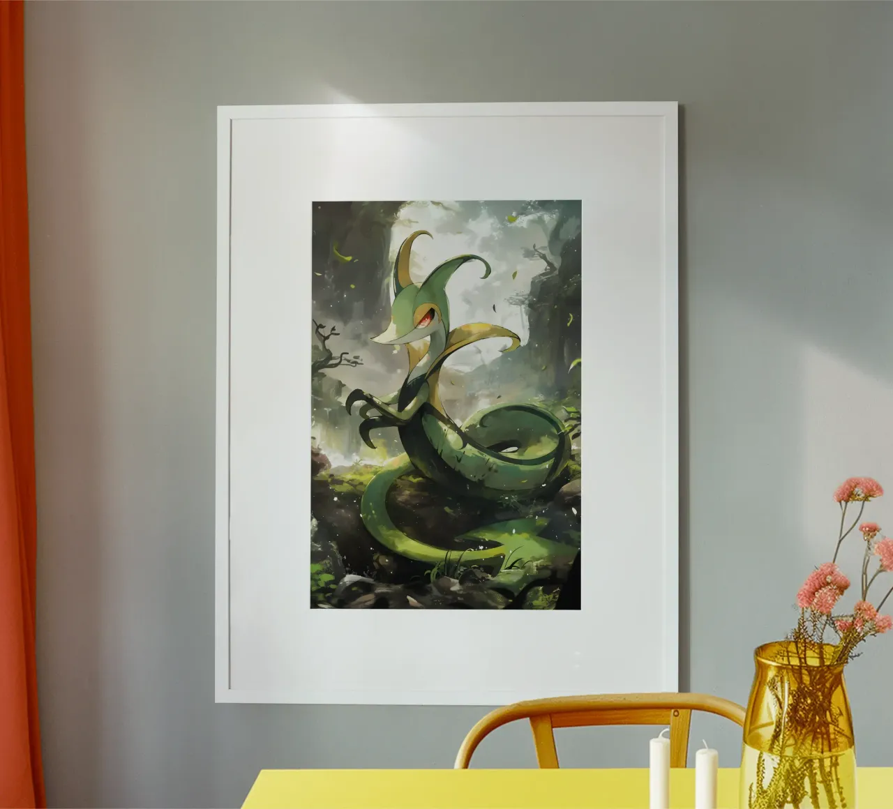 Serperior poster con telaio in legno da CreativeStudio
