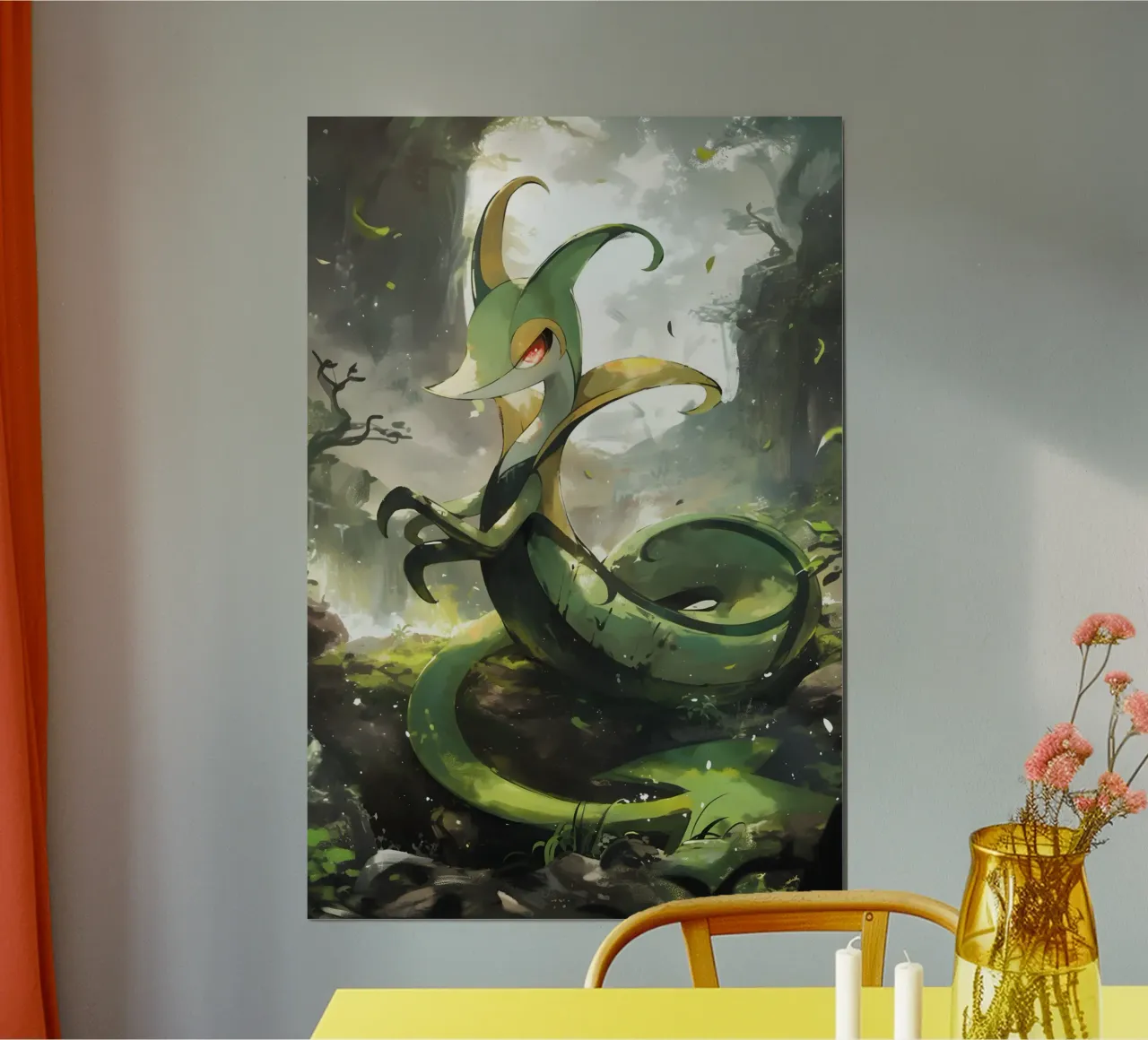 Serperior poster con telaio in legno da CreativeStudio