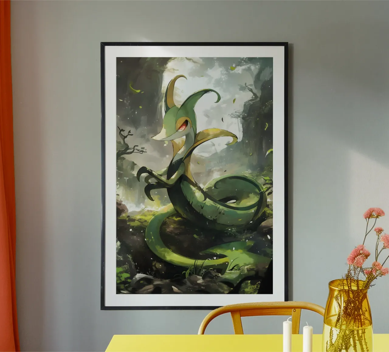 Serperior poster con telaio in legno da CreativeStudio