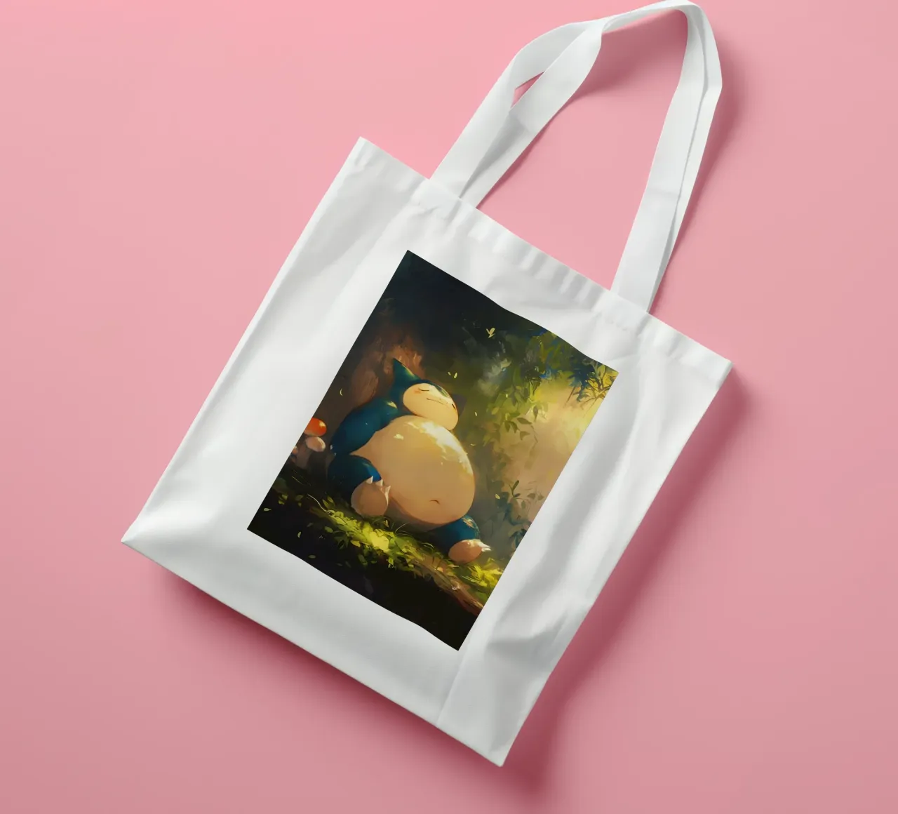 Snorlax borsa in juta da CreativeStudio