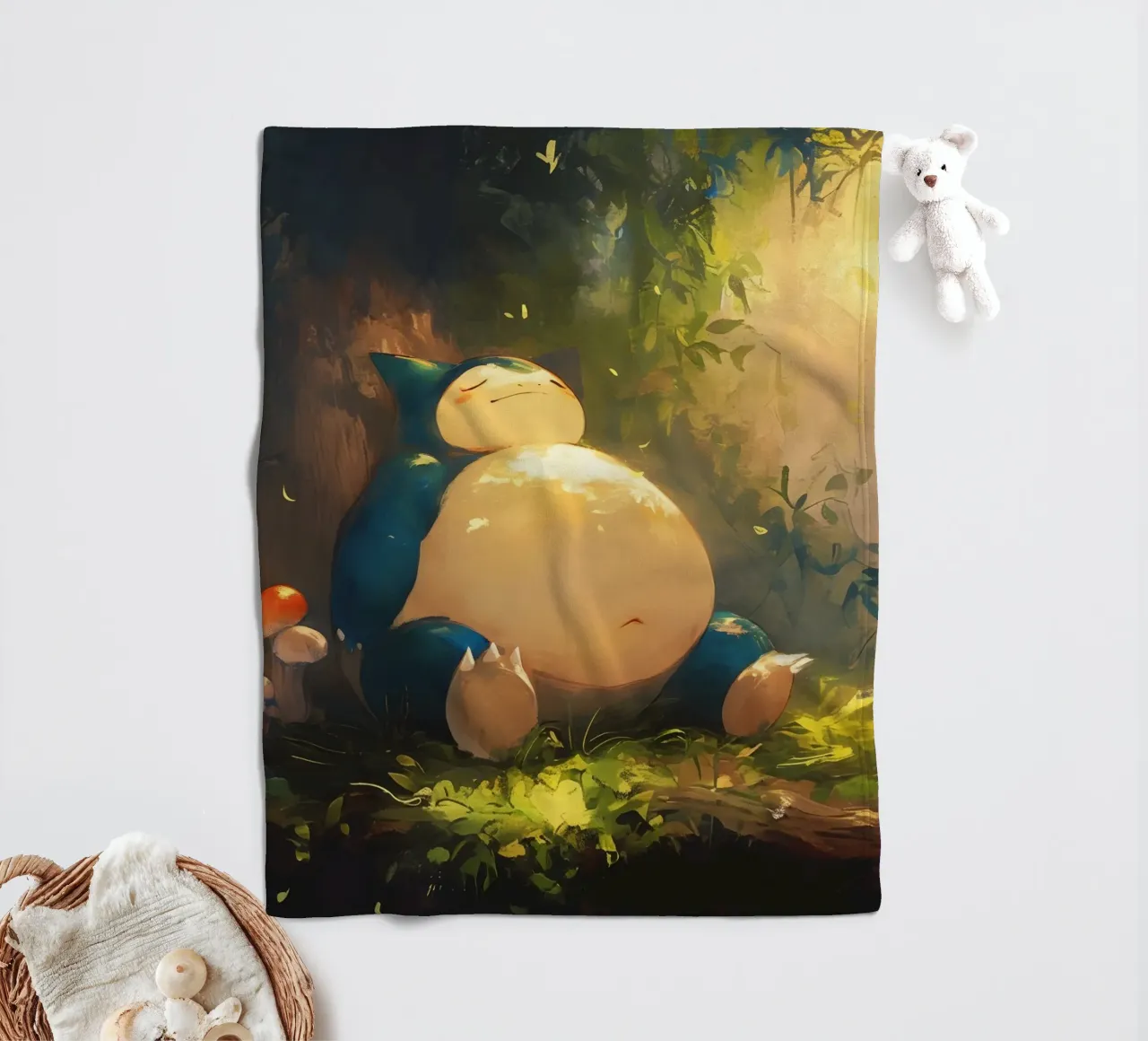 Snorlax coperta in pile da CreativeStudio