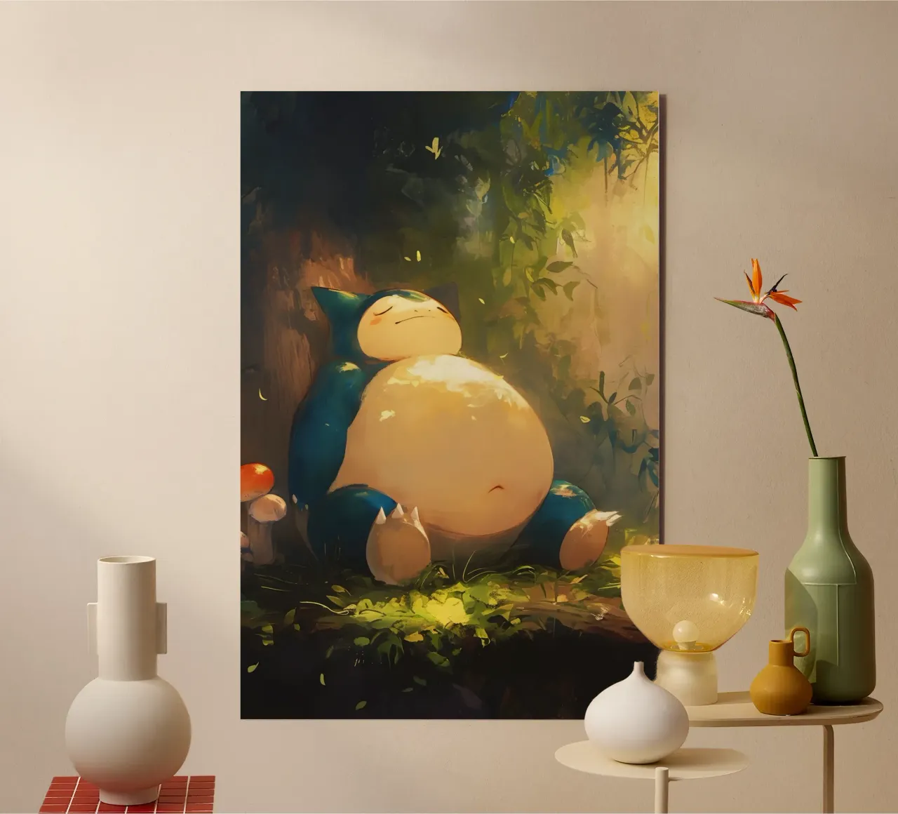 Snorlax alluminio dibond da CreativeStudio