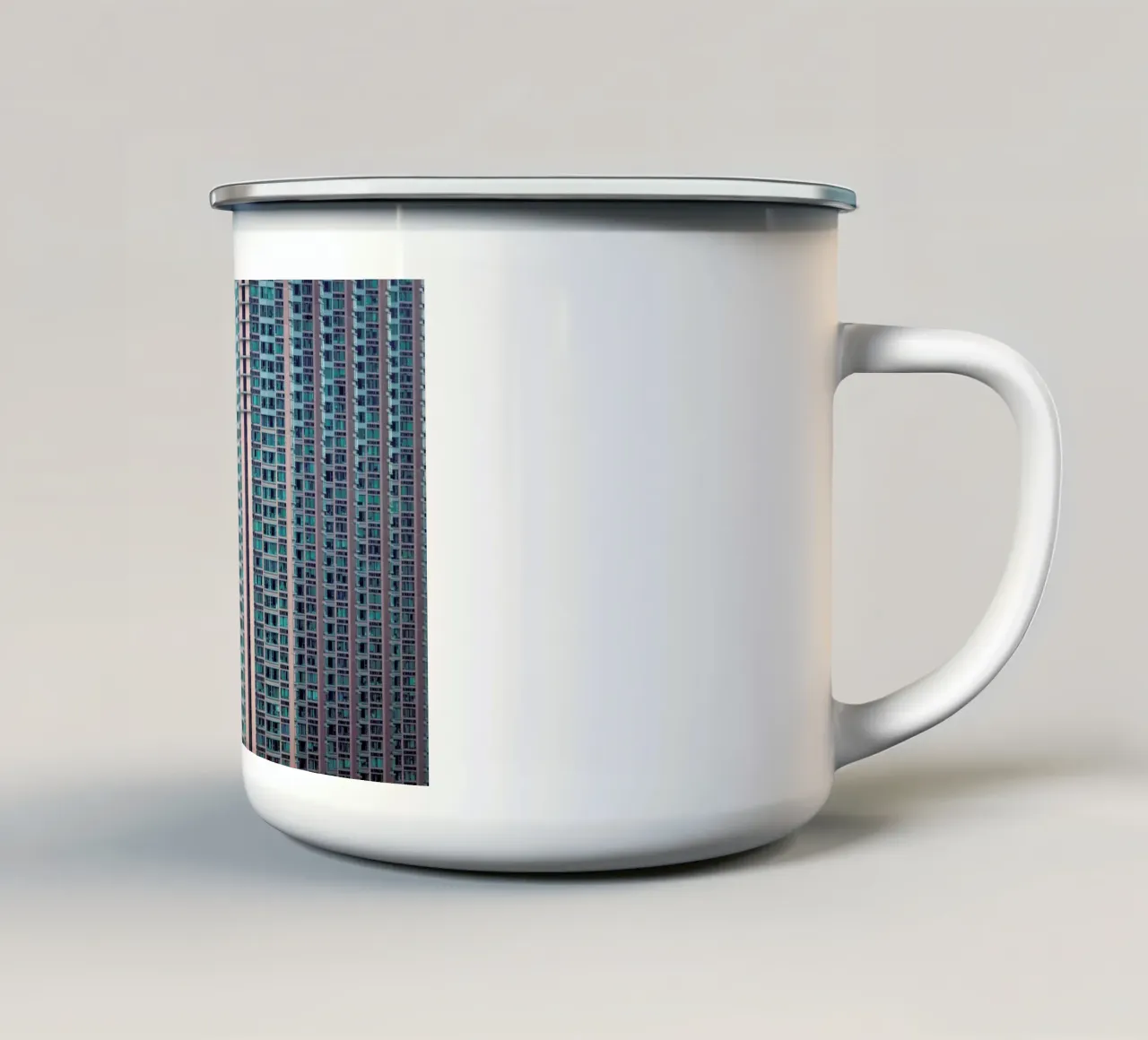 Propinquity Hong Kong 4 tazza in smalto da Simon Butterworth