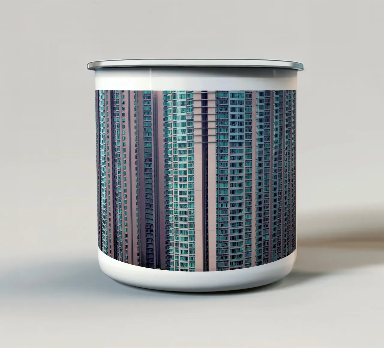 Propinquity Hong Kong 4 tazza in smalto da Simon Butterworth