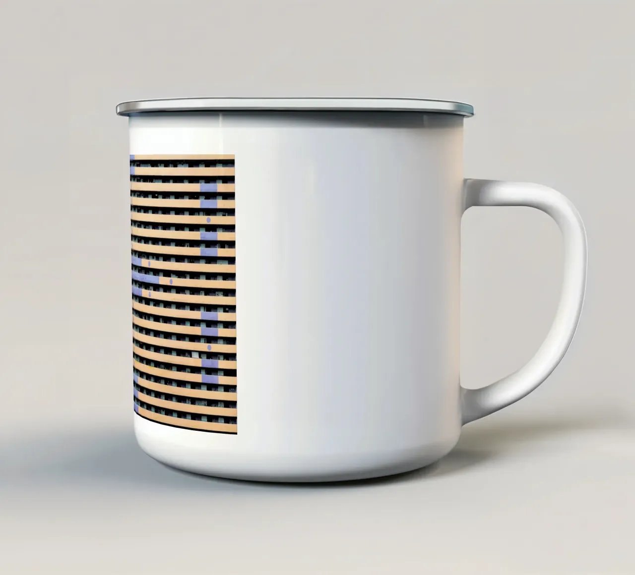 Propinquity Hong Kong 8 tazza in smalto da Simon Butterworth