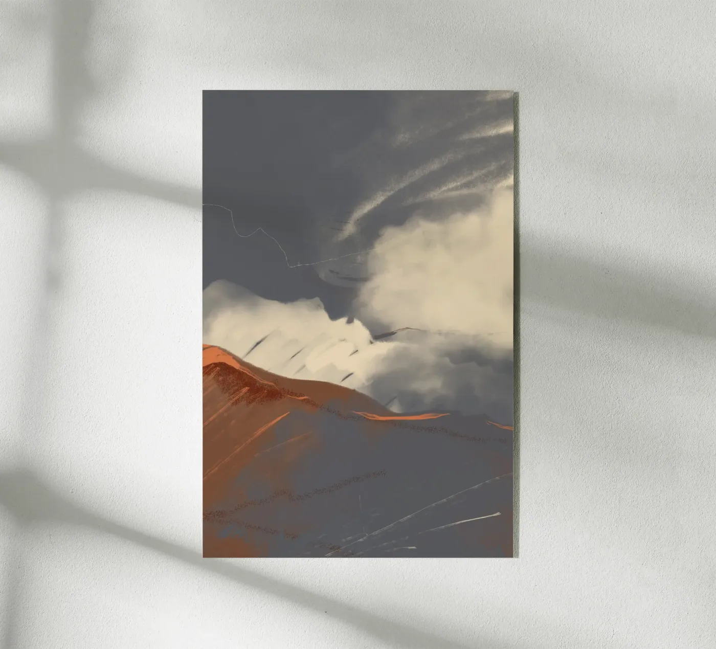 Rustic Sierra Sunset plexiglas de nileshkikuuchise