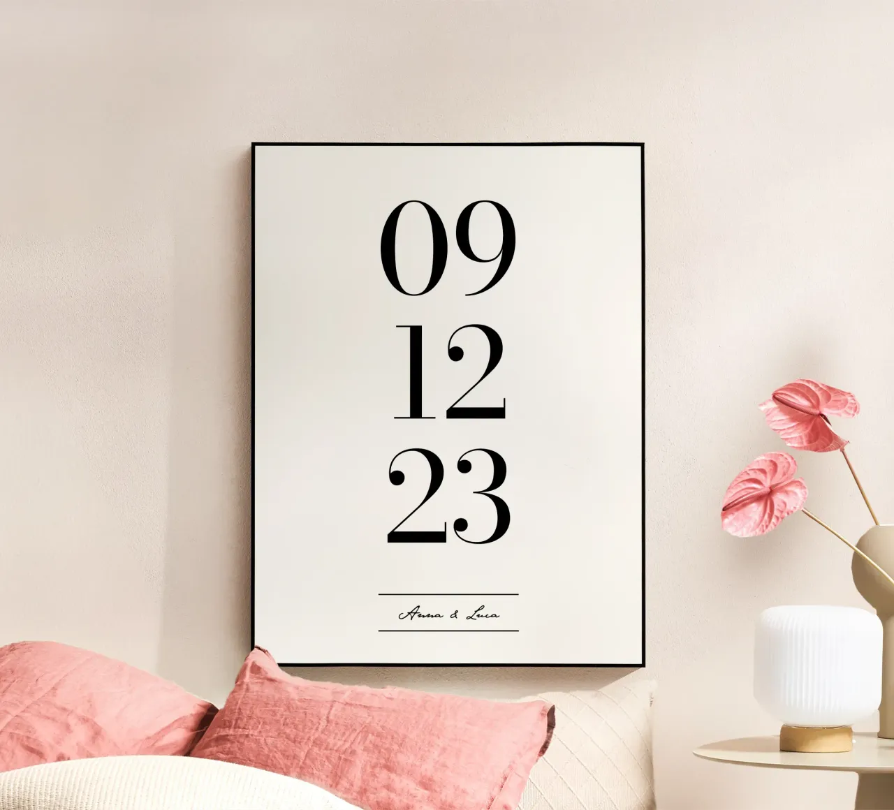 Jahrestag plexiglass da WORTSPIEL