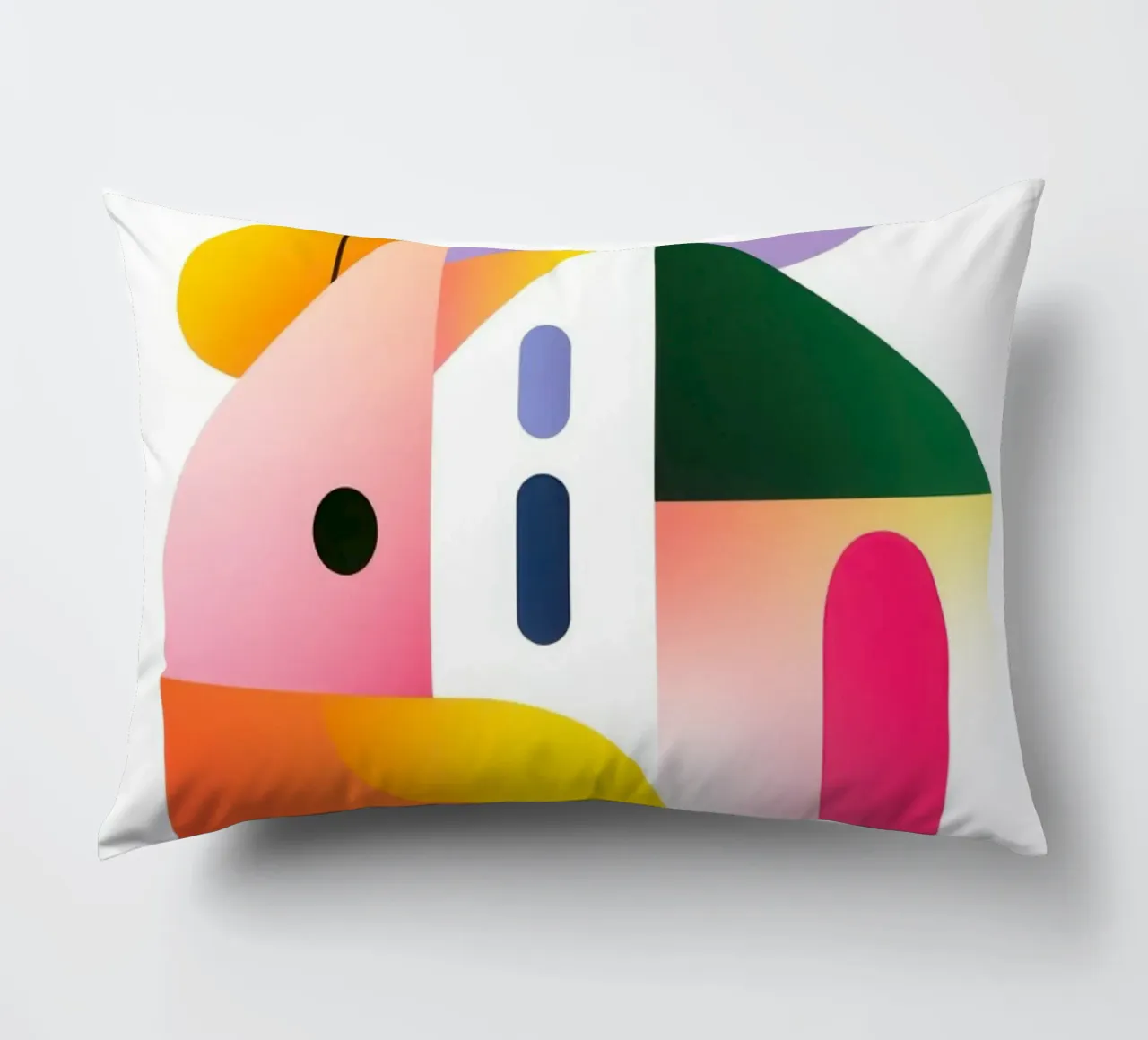 Composizione geometrica colorata cuscino da Geometric