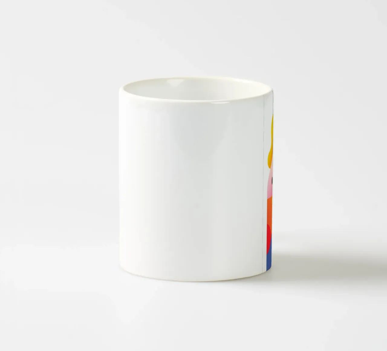 Composizione geometrica colorata tazza in ceramica da Geometric