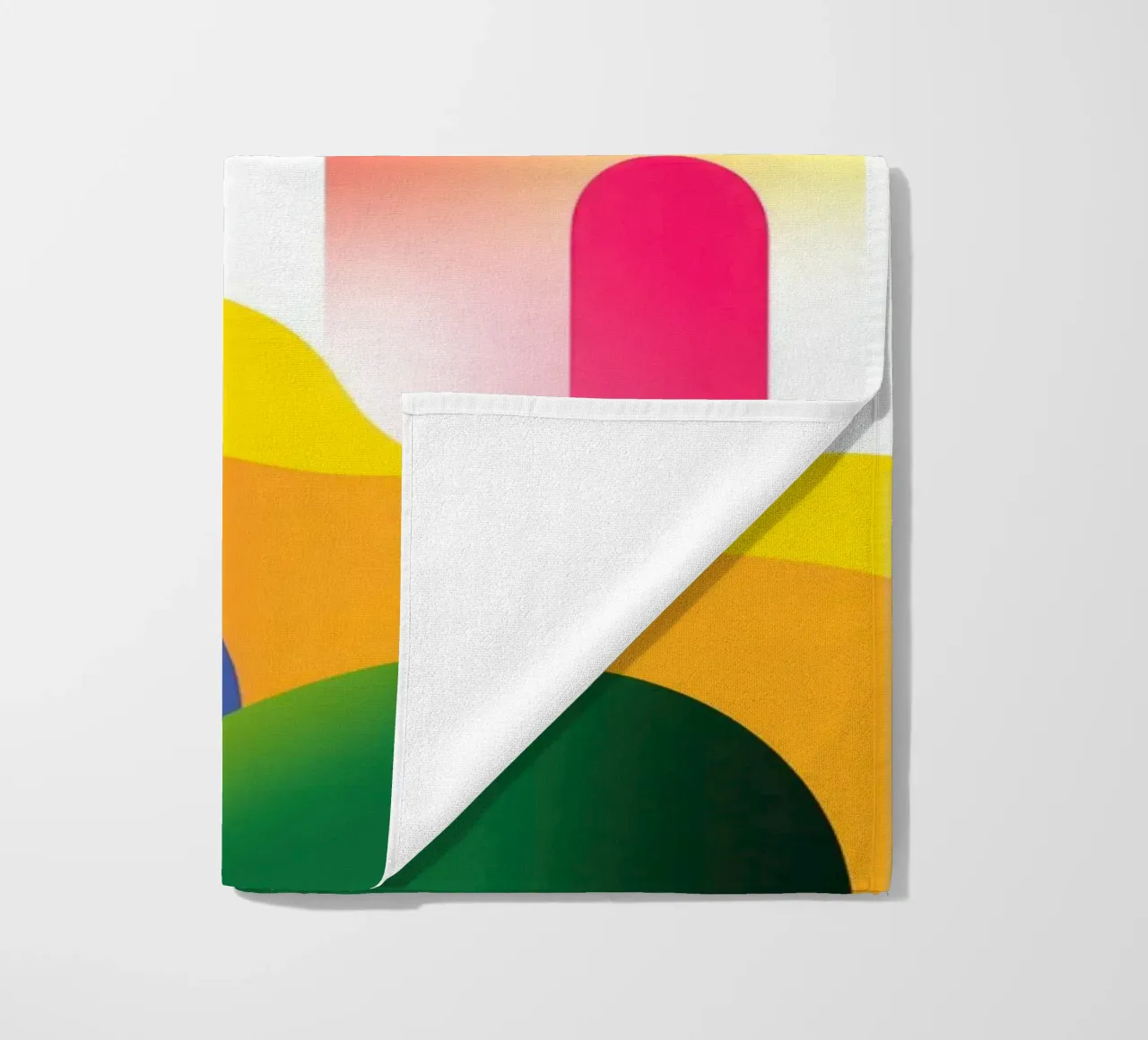 Composizione geometrica colorata telo mare da Geometric