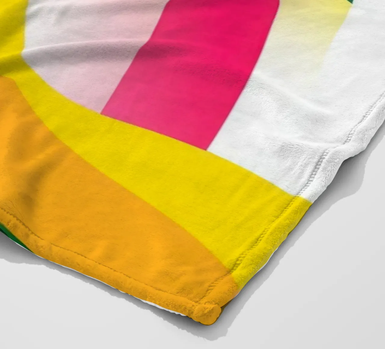 Composizione geometrica colorata coperta in pile da Geometric