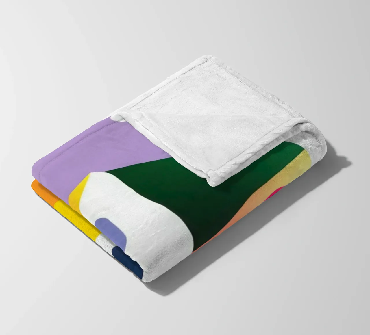 Composizione geometrica colorata coperta in pile da Geometric
