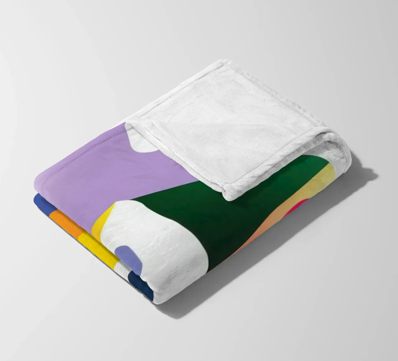 Composizione geometrica colorata coperta in pile da Geometric