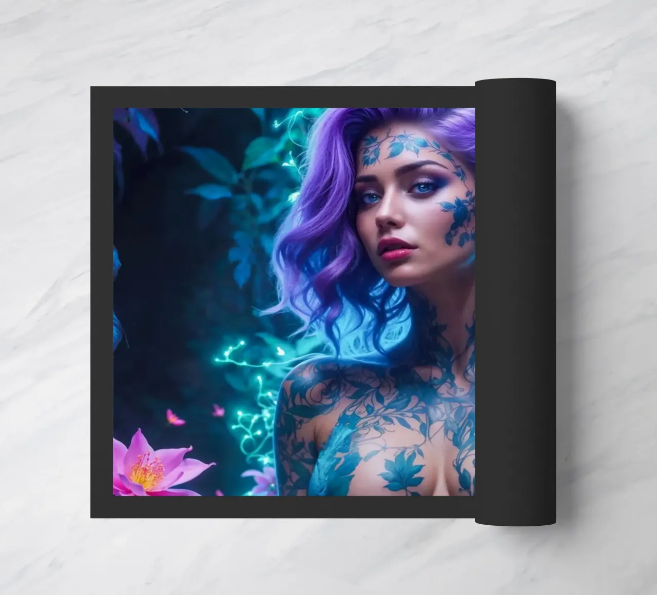 Ragazza dei fiori sexy zerbino da Lootprint