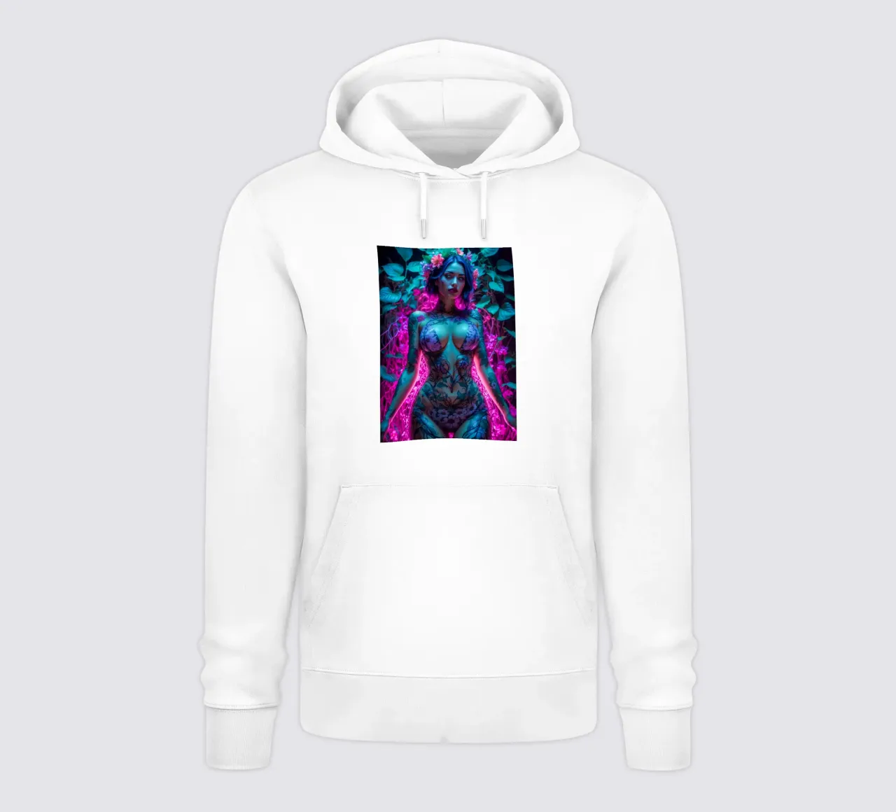 Bellissimo corpo floreale felpa con cappuccio da Lootprint