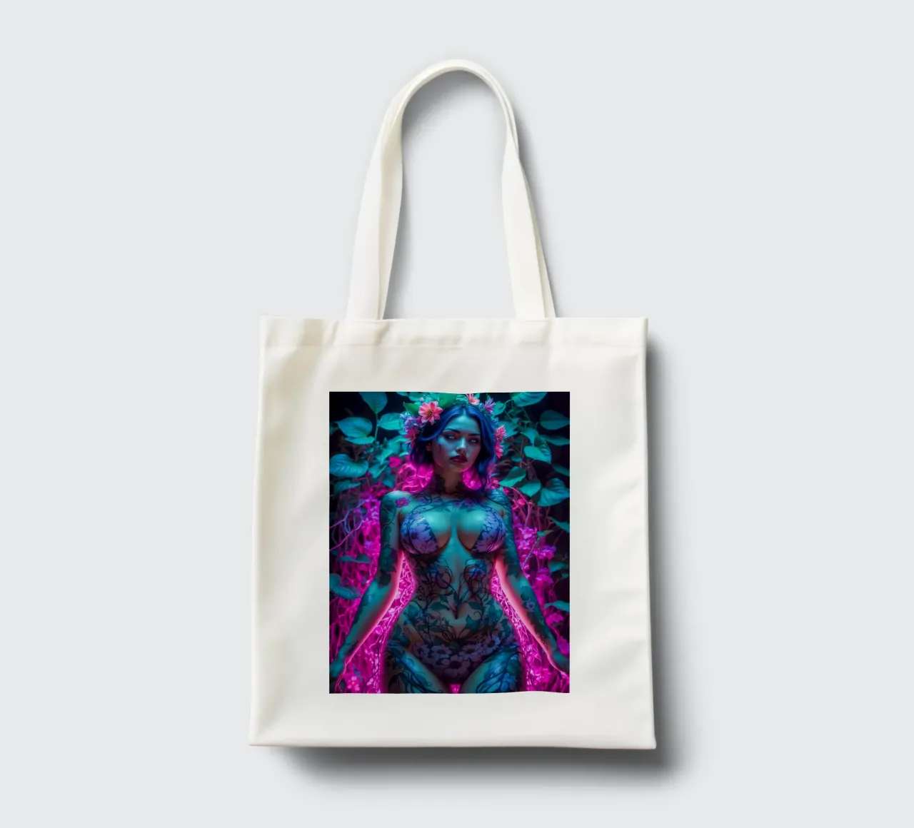 Beautiful Flower Body tote bag by Lootprint