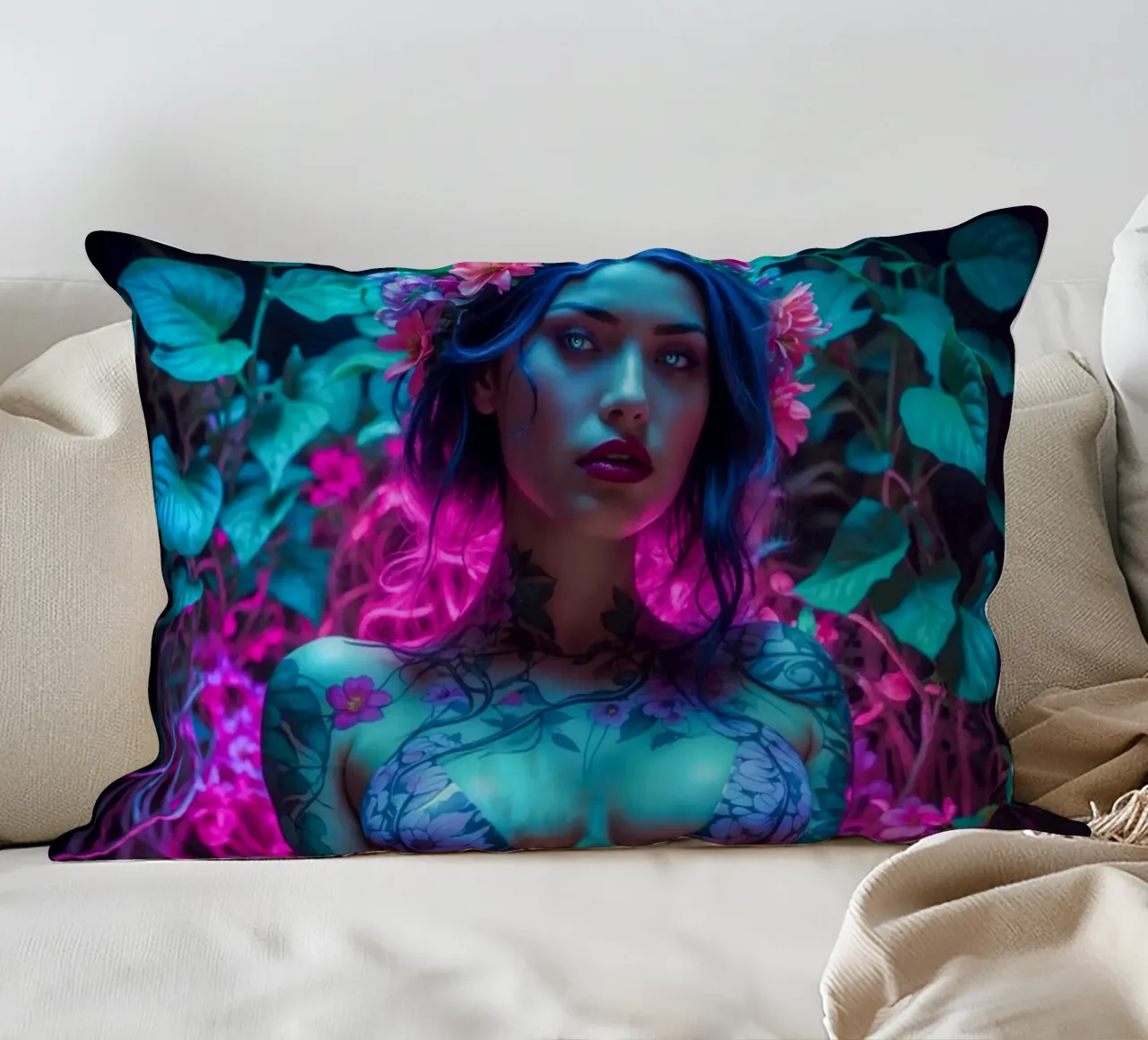 Bellissimo corpo floreale cuscino da Lootprint