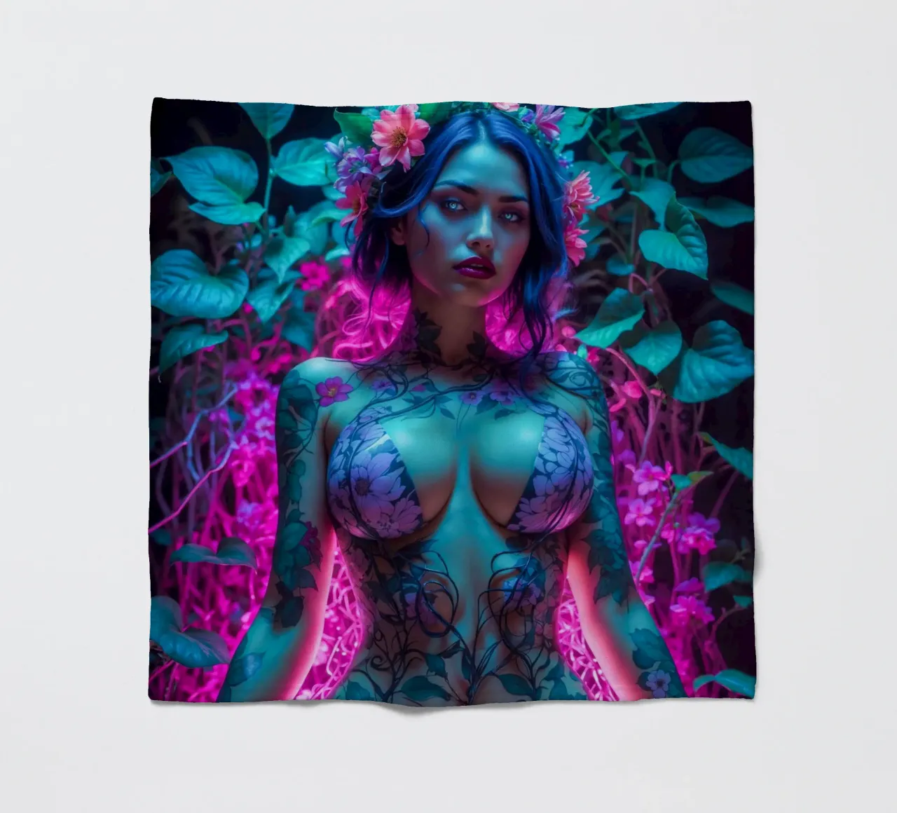 Bellissimo corpo floreale coperta in pile da Lootprint