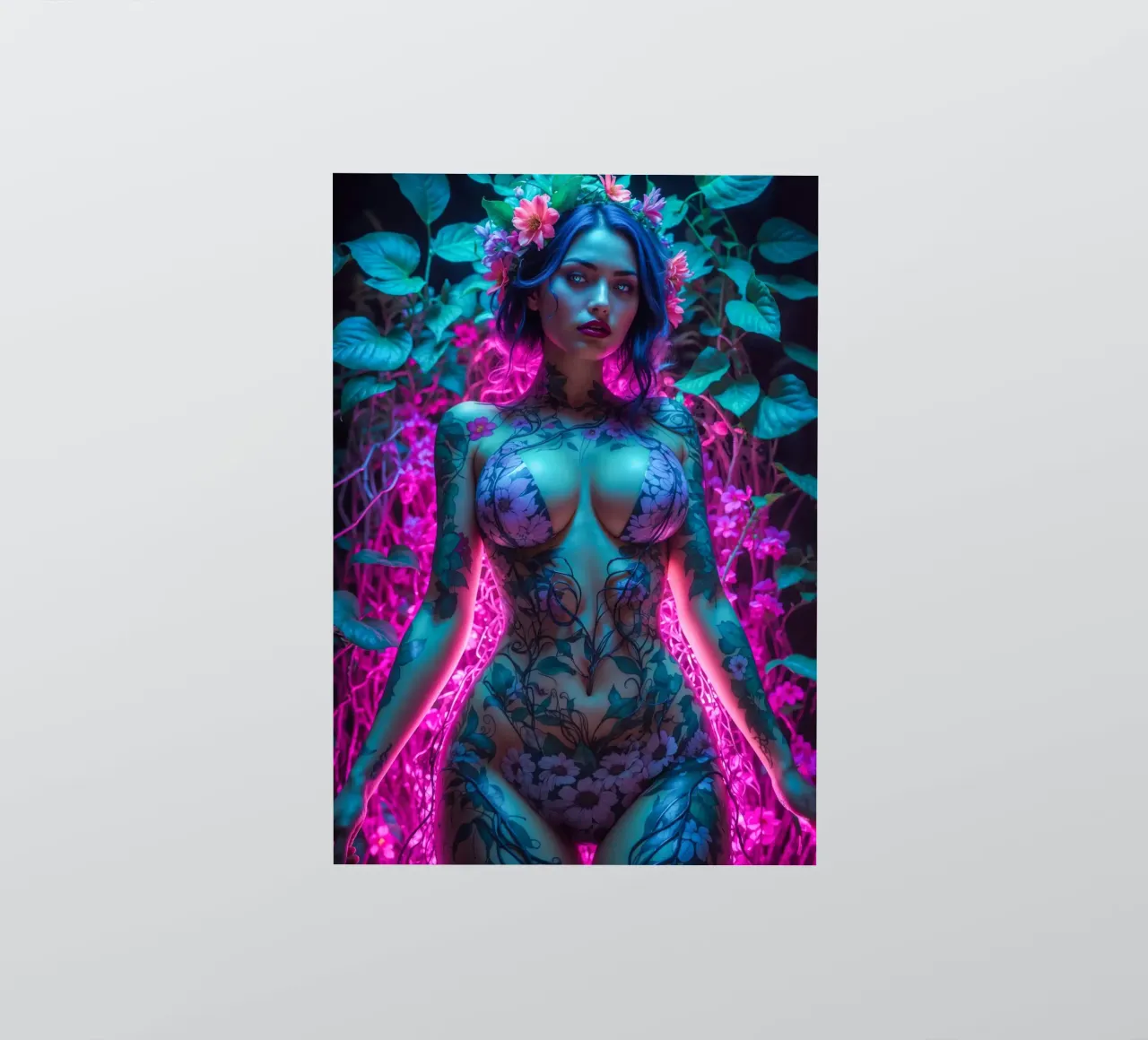Beautiful Flower Body sticker by Lootprint