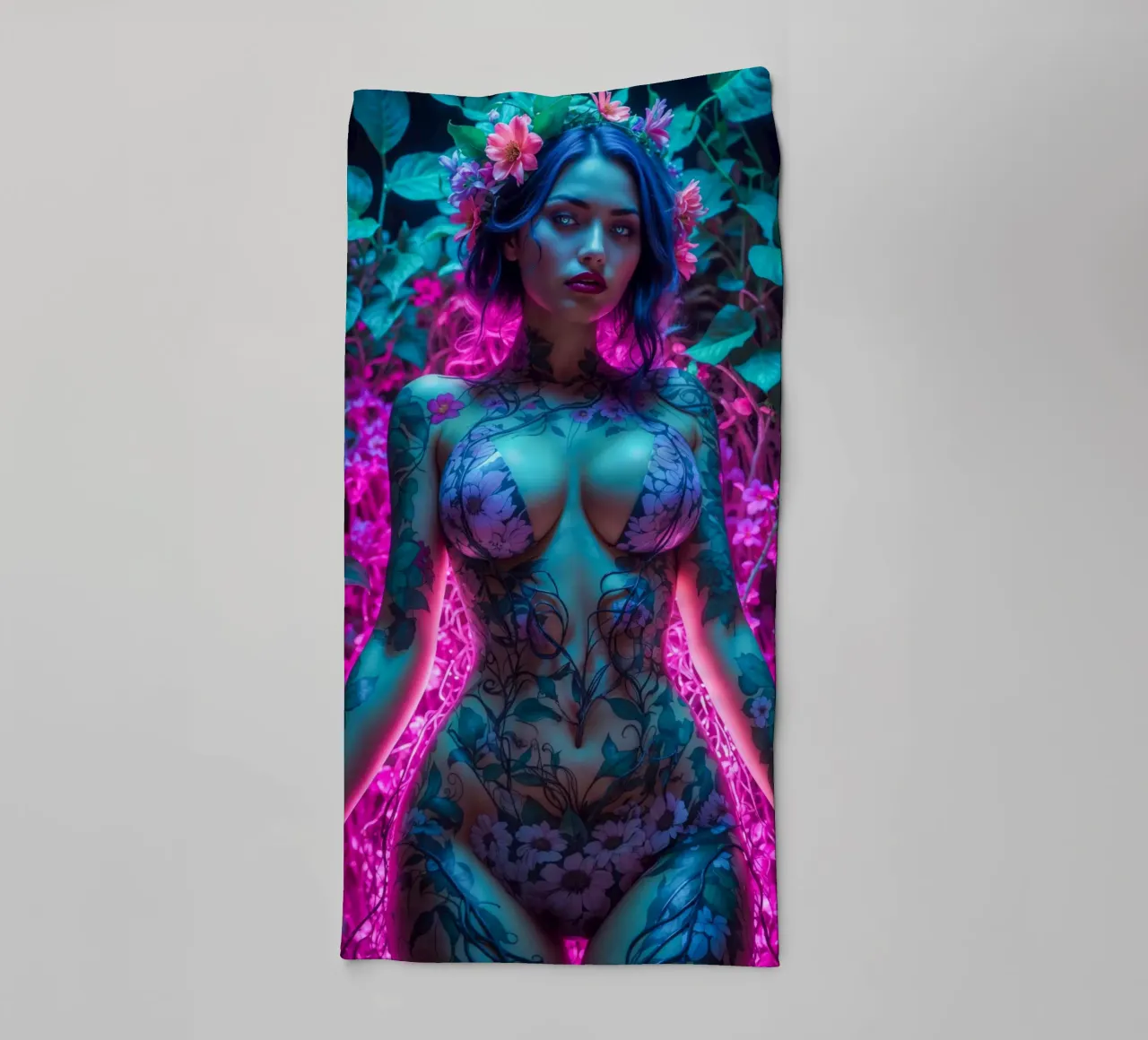 Bellissimo corpo floreale asciugamano da bagno da Lootprint