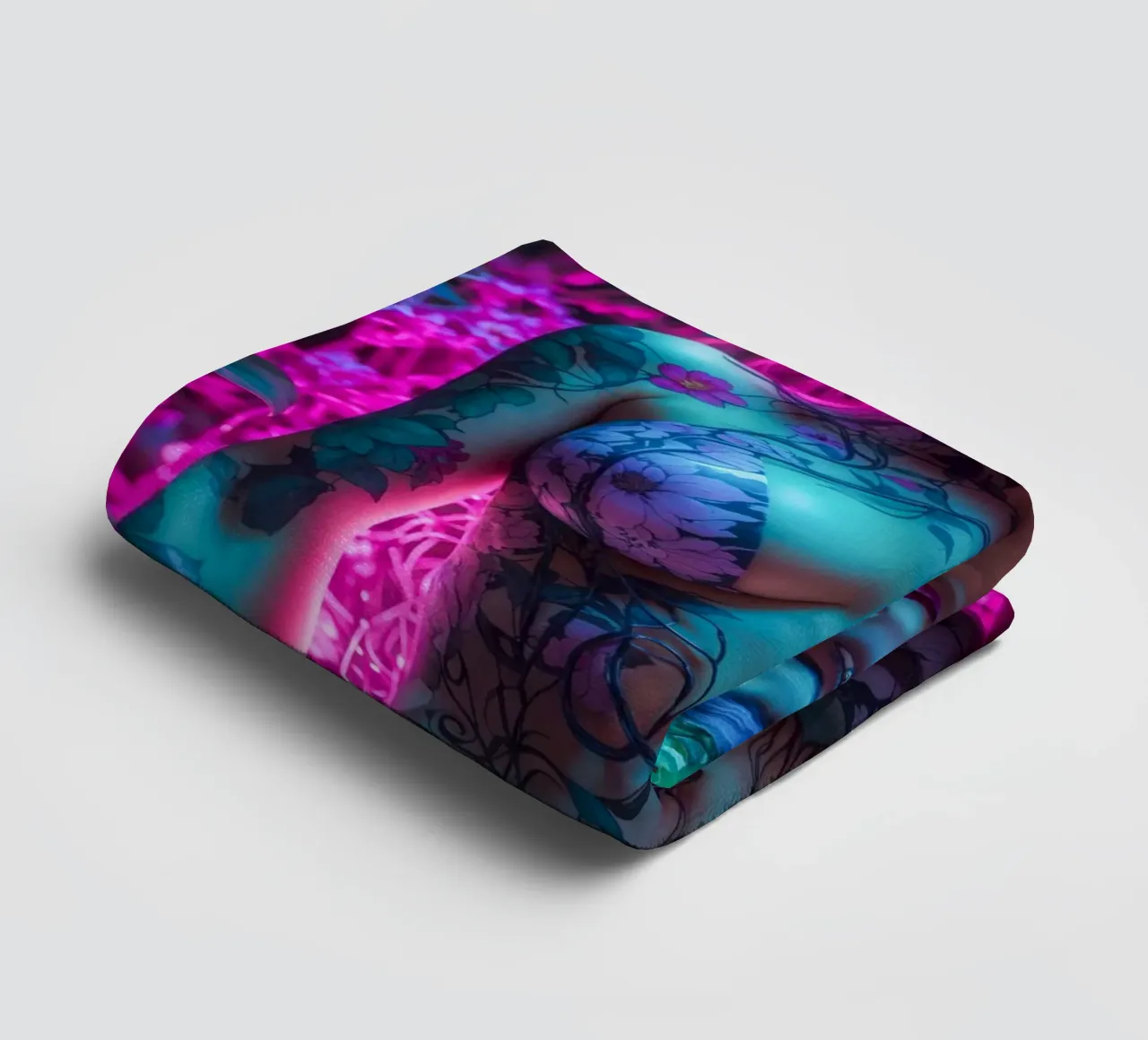 Bellissimo corpo floreale asciugamano da bagno da Lootprint
