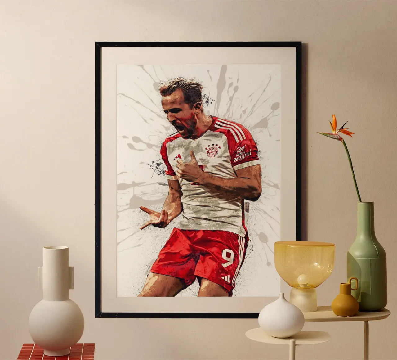 Harry Kane Bayern carta hahnemühle da tenten