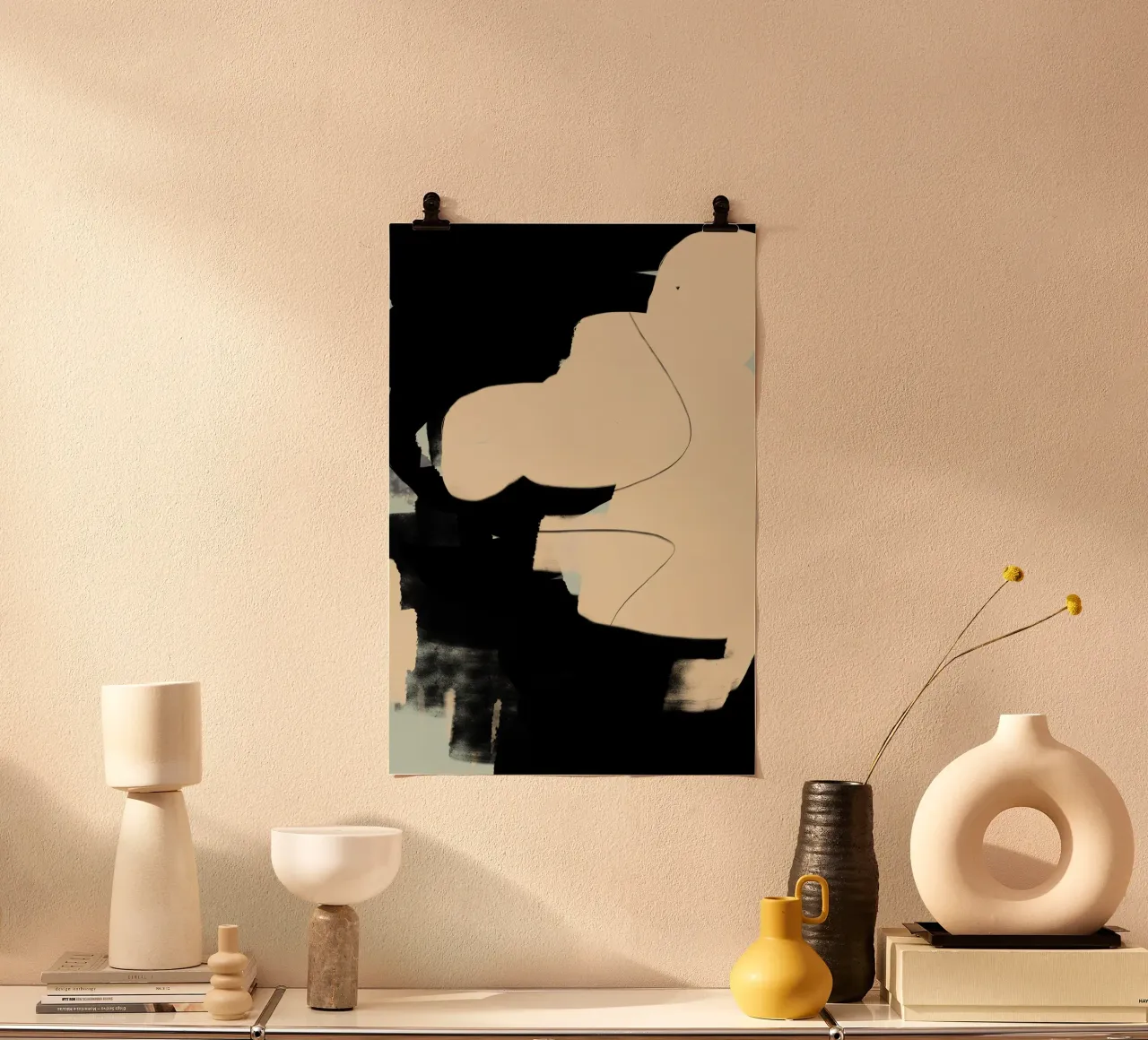 Abstract Noir Drama Hahnemühle von nileshkikuuchise