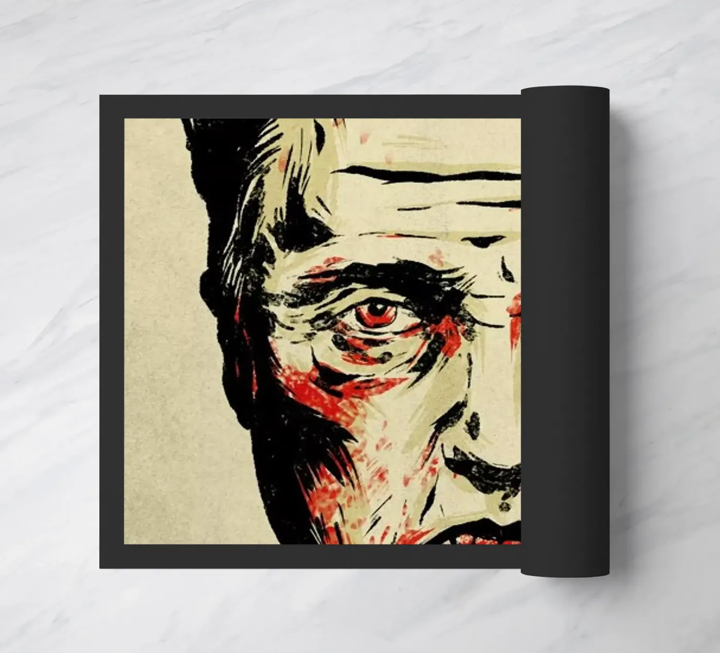 Walken Dead doormat by Chase Kunz