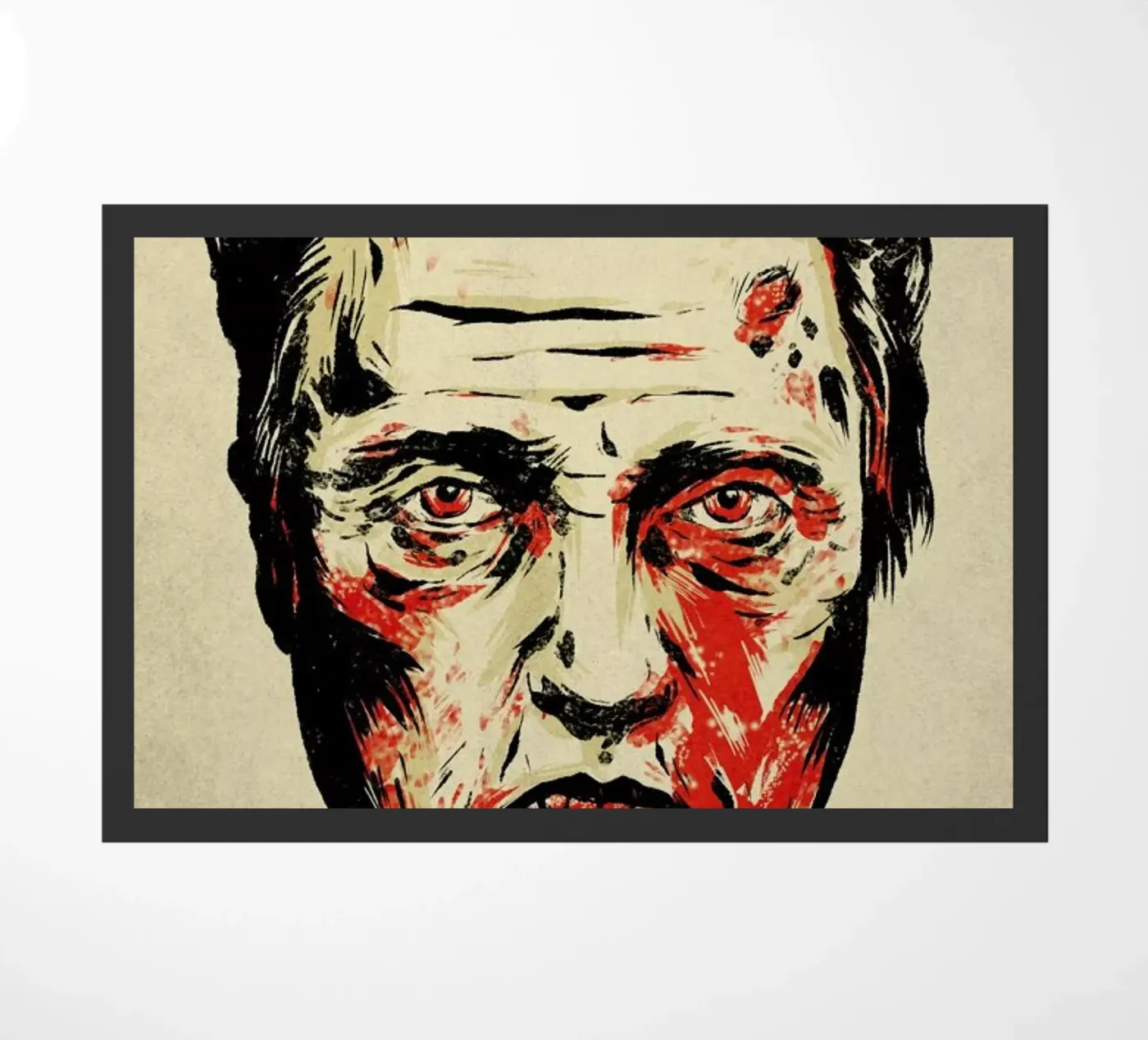 Walken Dead doormat by Chase Kunz