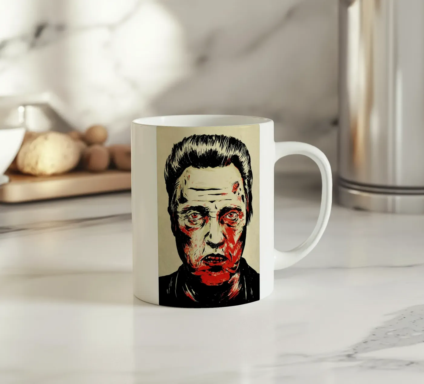 Walken Dead ceramic mug by Chase Kunz