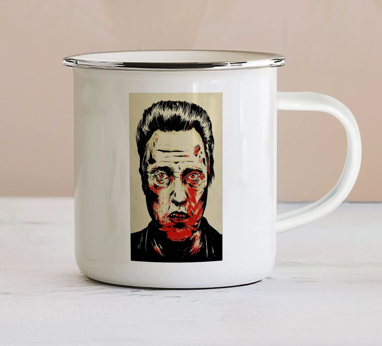Walken Dead tazza in smalto da Chase Kunz