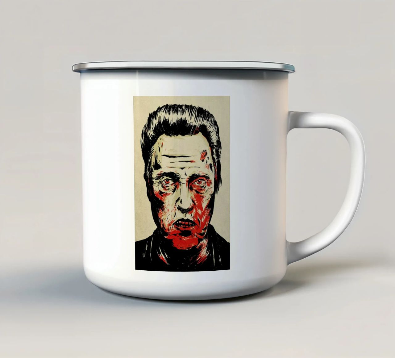 Walken Dead tazza in smalto da Chase Kunz