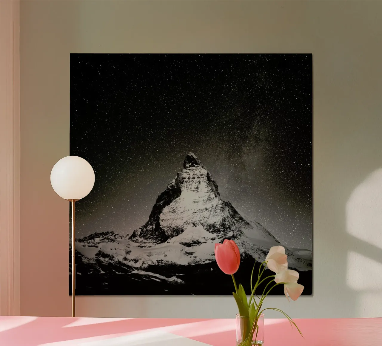 Schwiiz - Matterhorn Study 2 poster con telaio in alluminio da Håggard Photography | Ronny Behnert