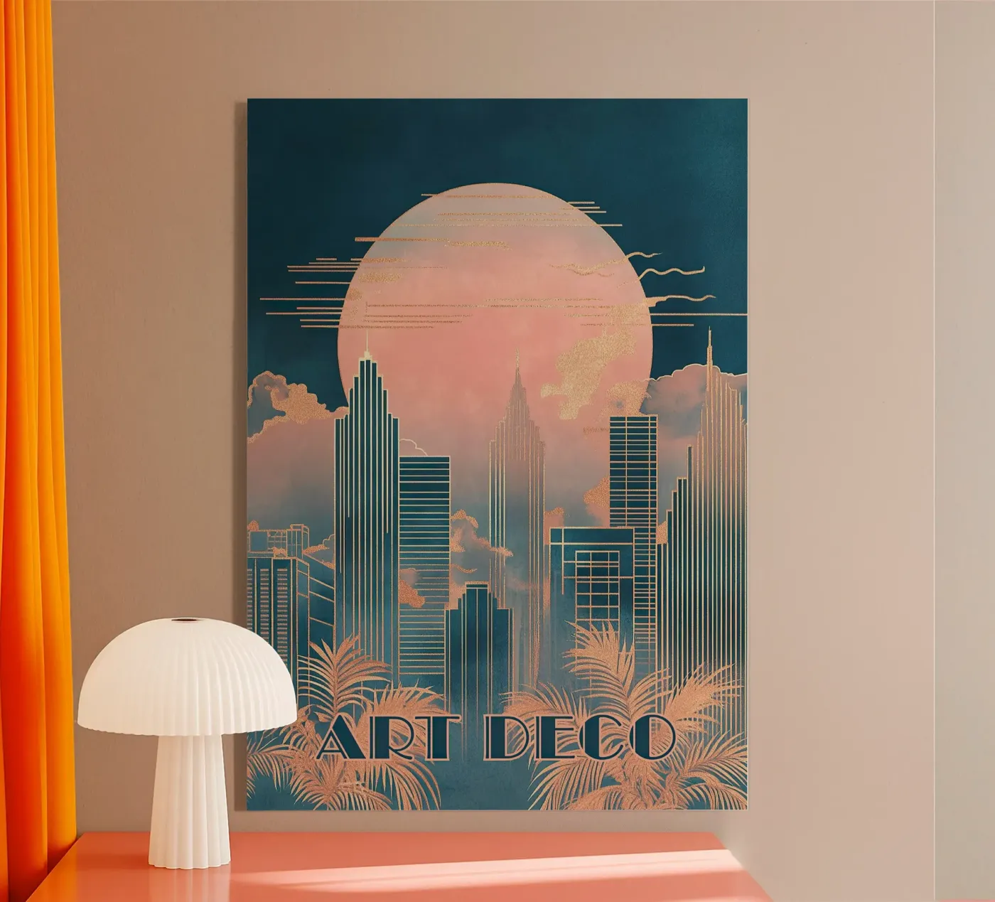 Art deco plexiglass da Nikis Art Studio