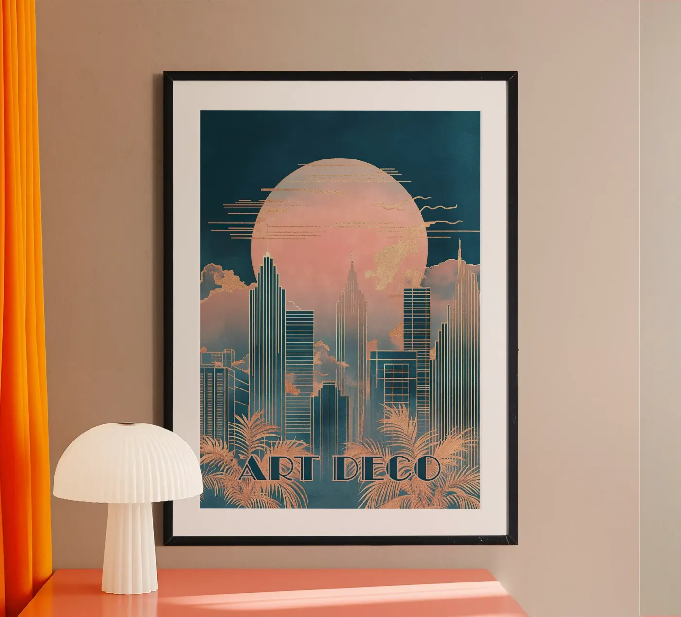 Art déco poster da Nikis Art Studio