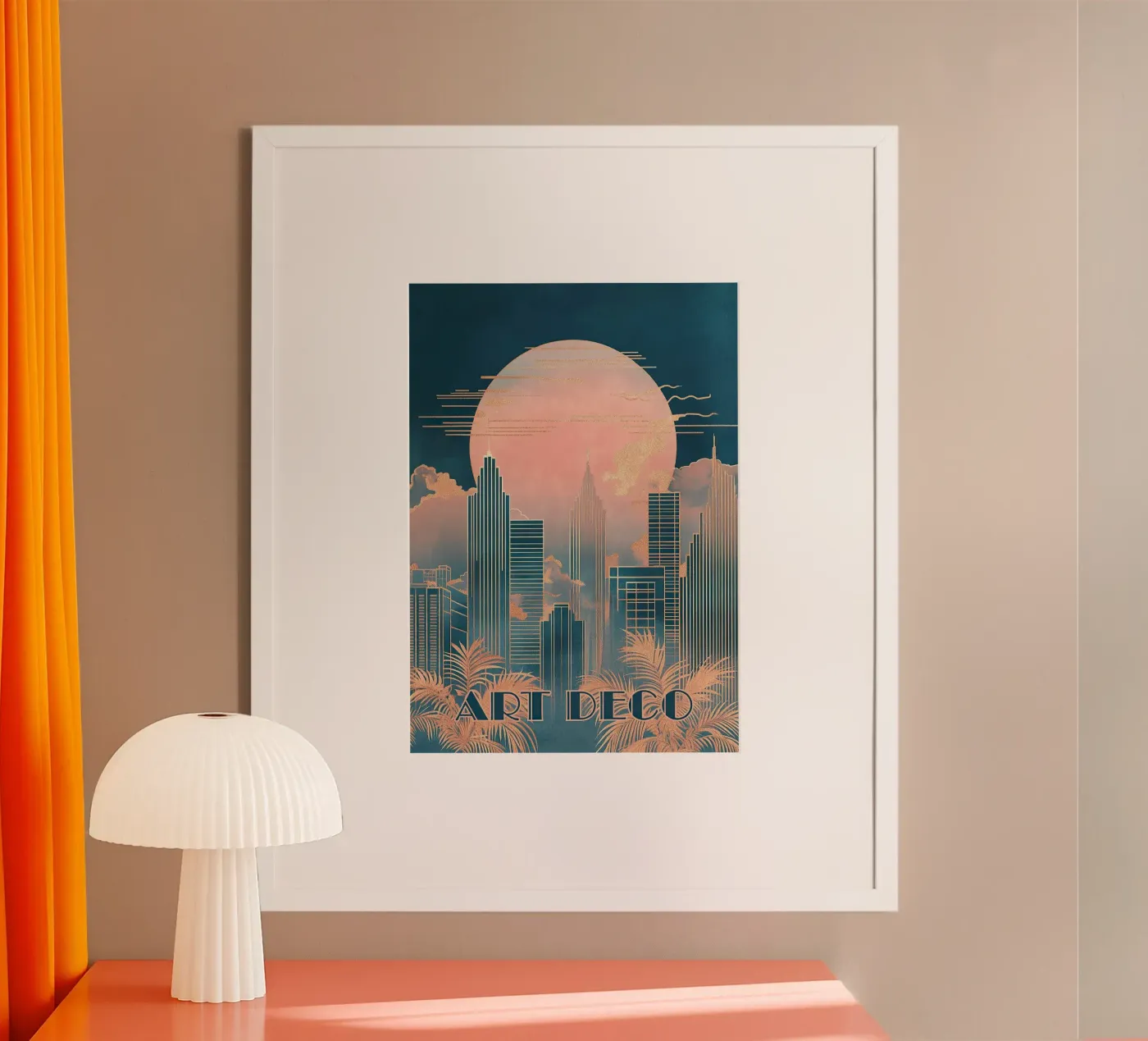 Art déco poster da Nikis Art Studio