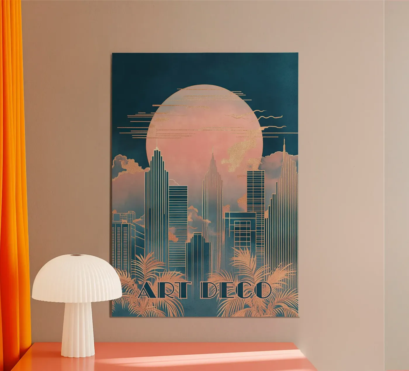 Art déco poster da Nikis Art Studio