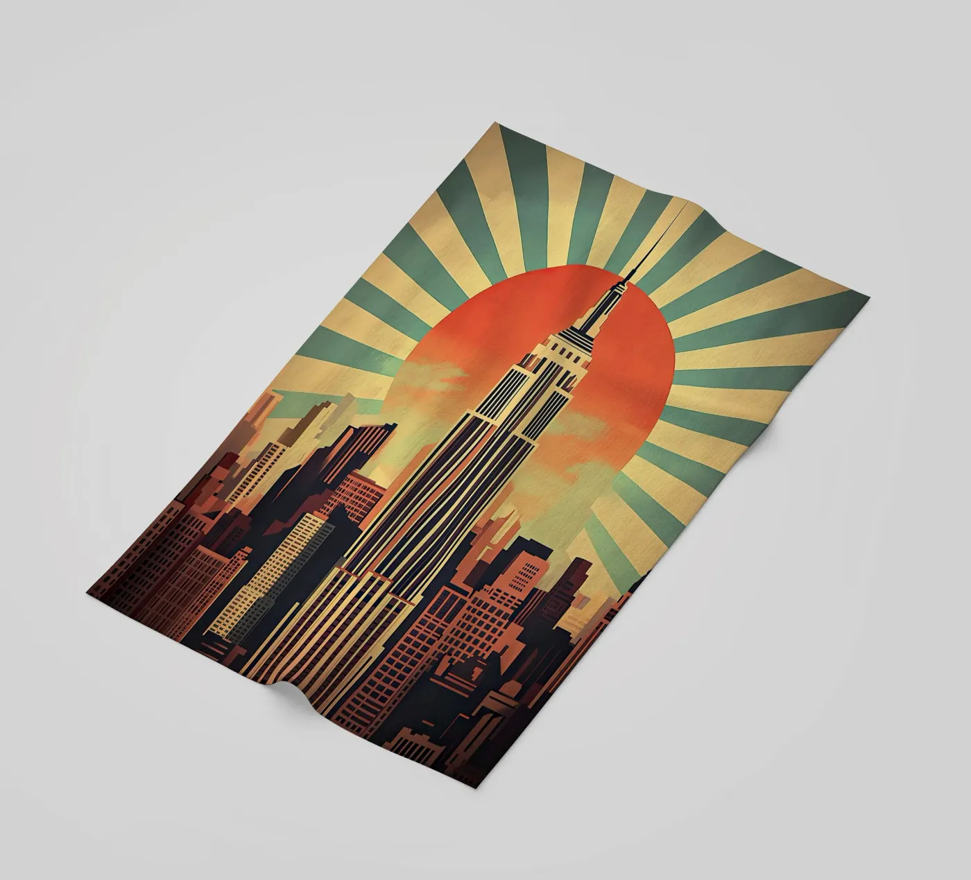 Art déco telo mare da Nikis Art Studio