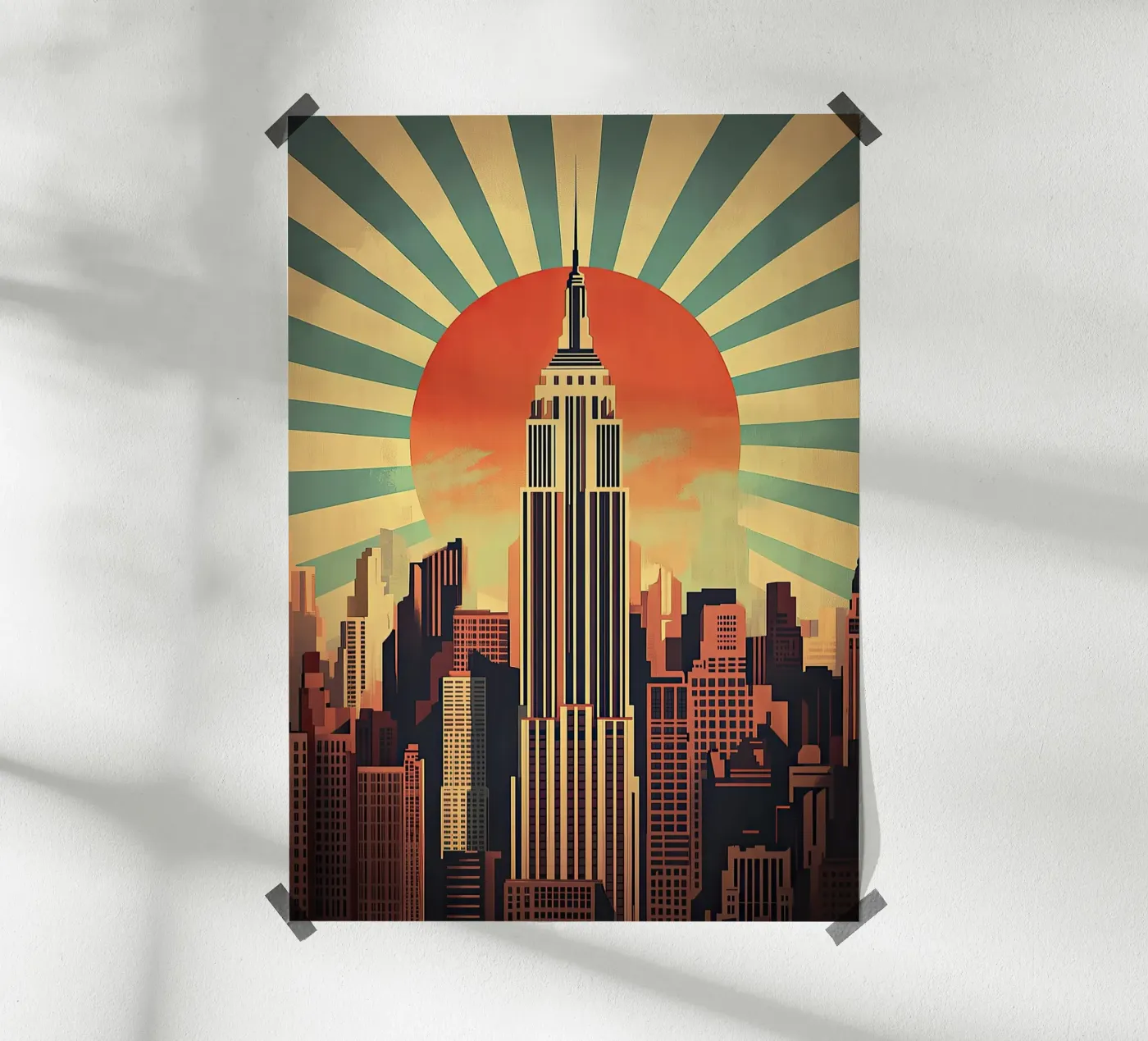 Art deco poster da Nikis Art Studio
