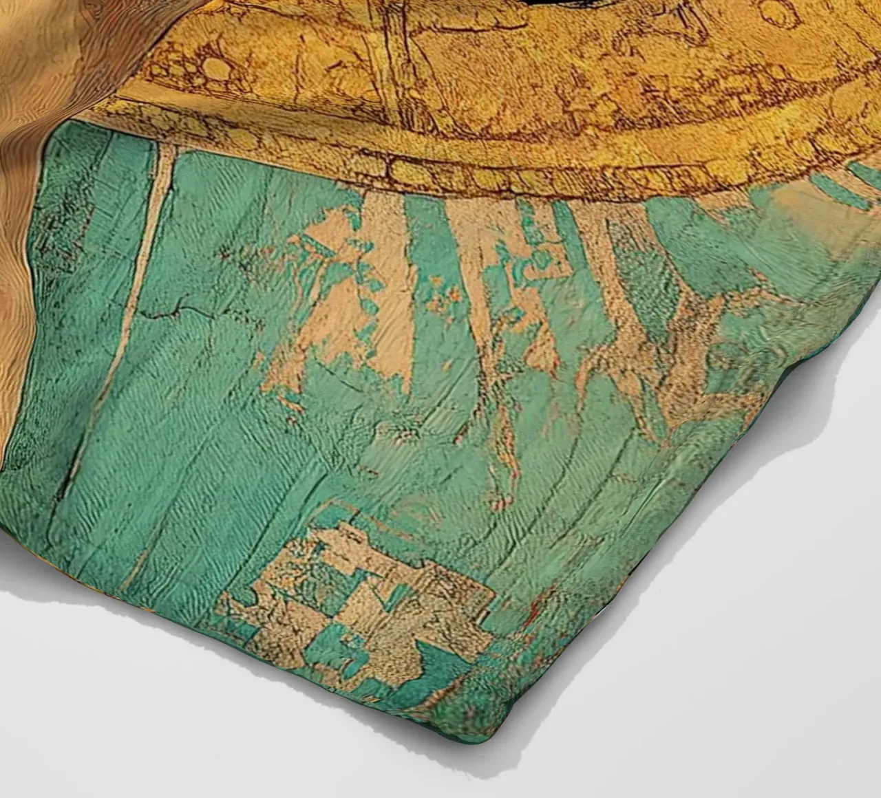 Art Deco "Flapper coperta in pile da Nikis Art Studio