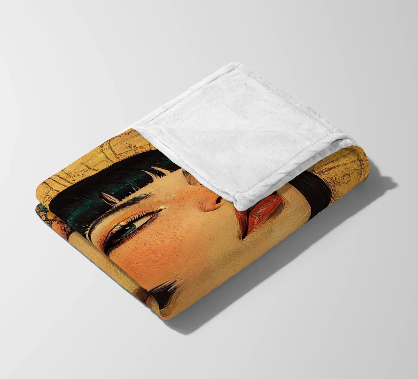 Art Deco "Flapper" Fleecedecke von Nikis Art Studio