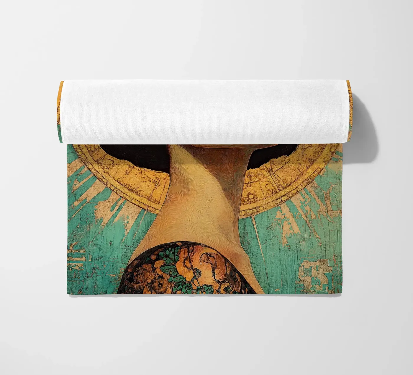 Art Deco "Flapper" strandhanddoek van Nikis Art Studio