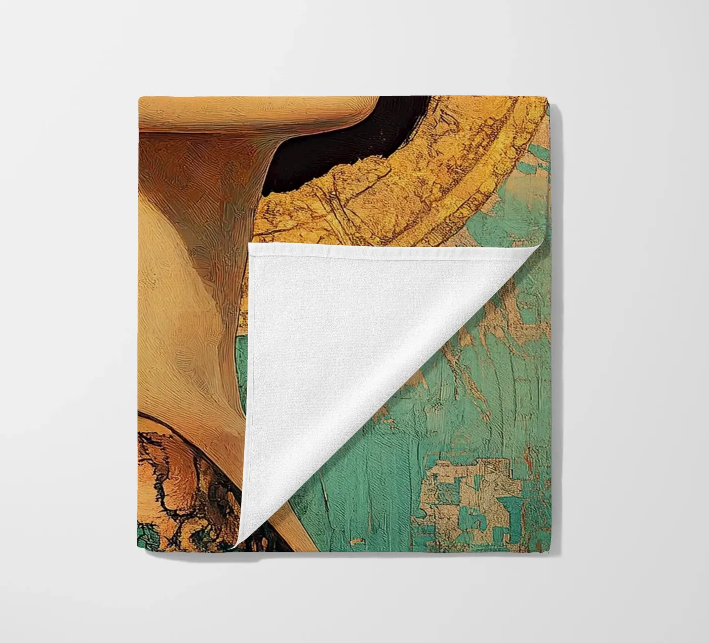 Art Deco "Flapper" strandhanddoek van Nikis Art Studio