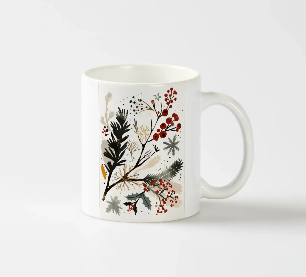 Christmas Twig tazza in ceramica da treechild