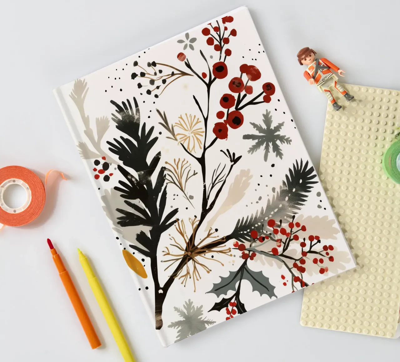 Christmas Twig notebook by treechild