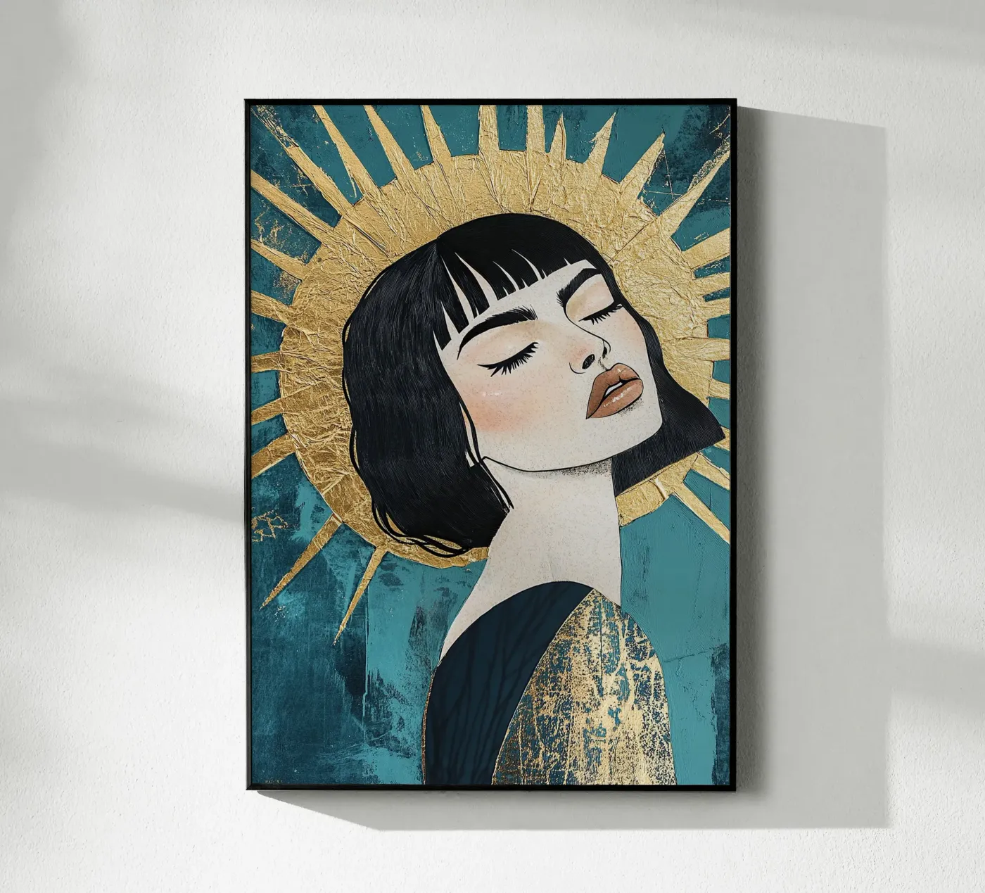 Art deco Acryl-Glas von Nikis Art Studio