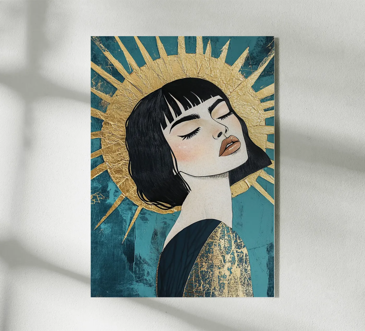 Art deco Acryl-Glas von Nikis Art Studio