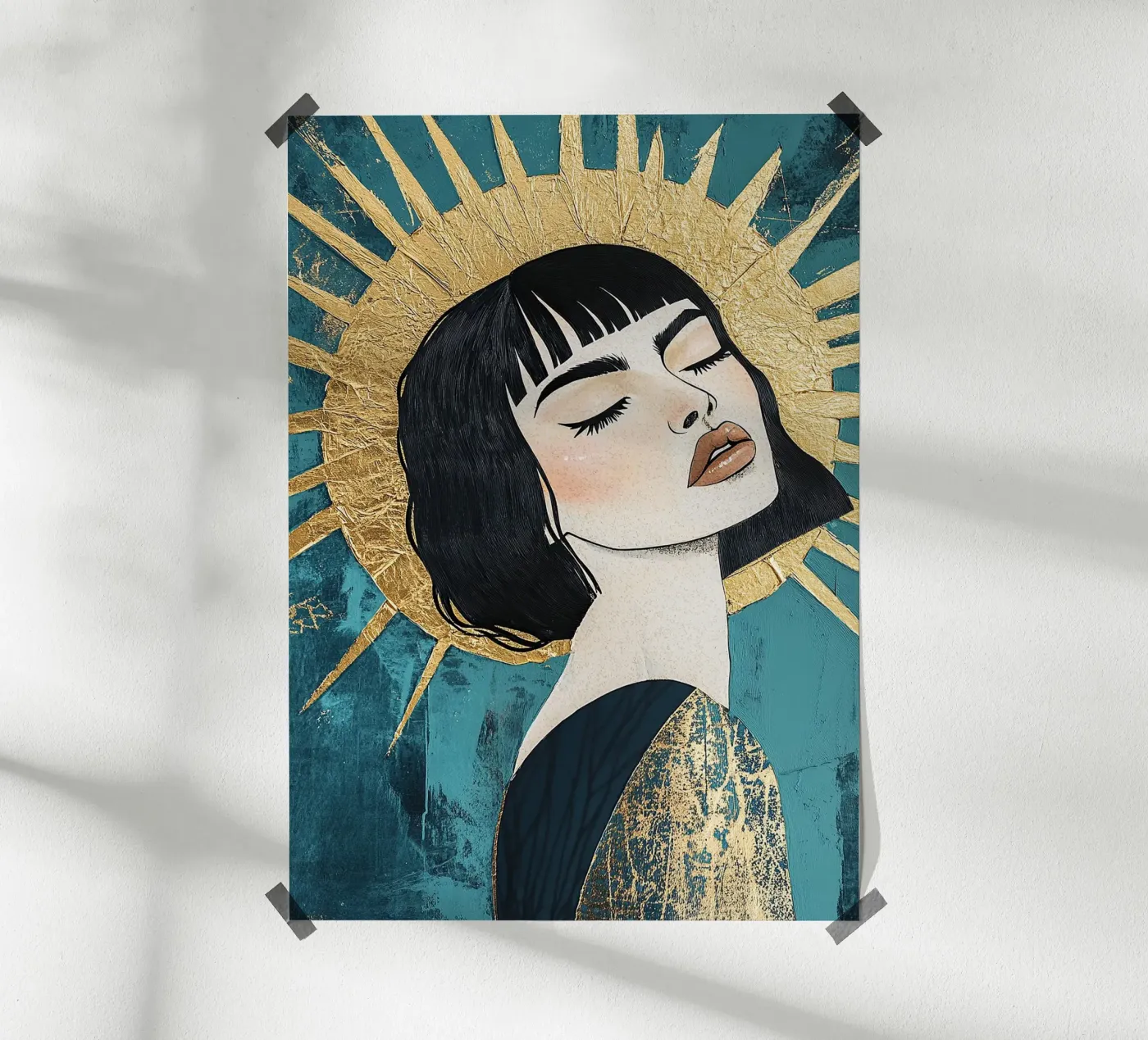 Art deco poster by Nikis Art Studio